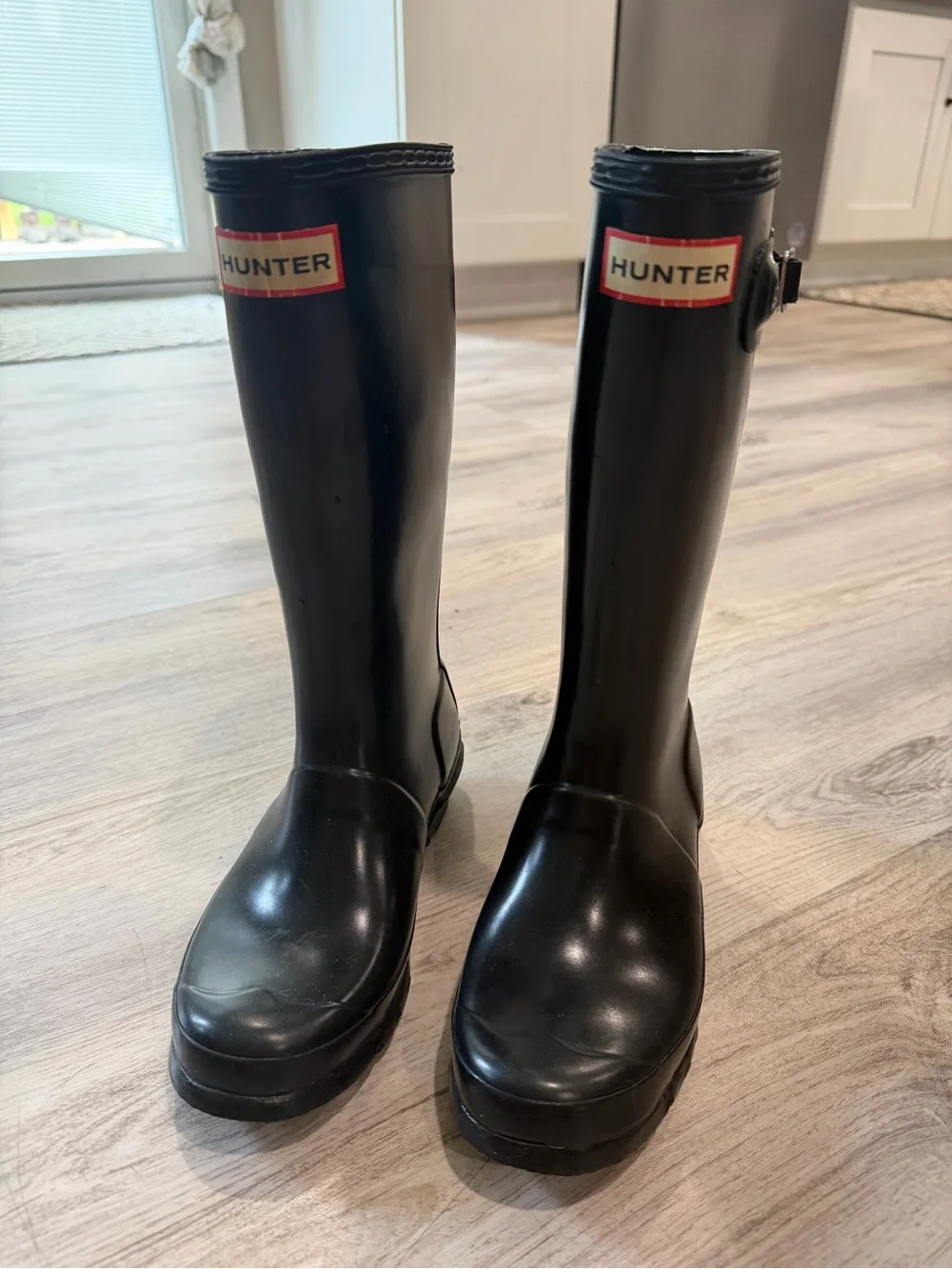 Hunter rain boots for big kids